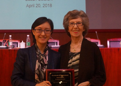 美国前联邦教育部部长助理Susan Sclafani博士应邀访问我院进行为期一周的学术交流之旅